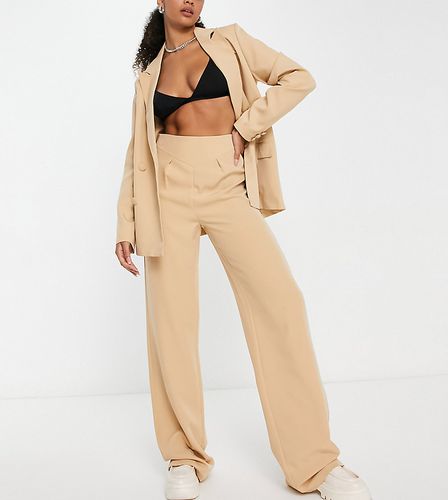 Pantalon d'ensemble ajusté à taille haute - Beige - Unique21 Tall - Modalova