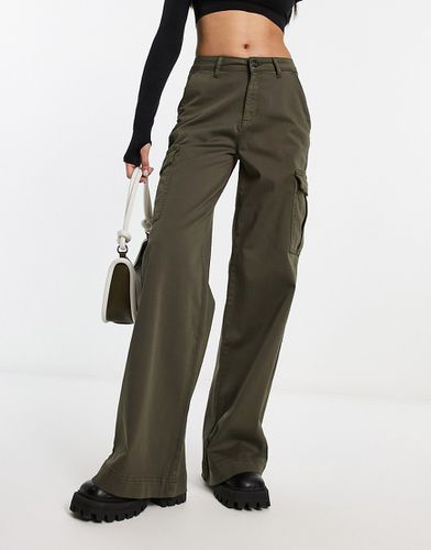 Pantalon cargo ample à taille haute - Olive - Urban Classics - Modalova