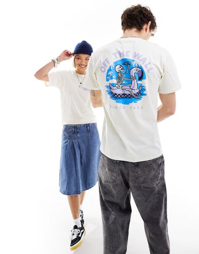 T-shirt avec imprimé bouée au dos - cassé - Vans - Modalova