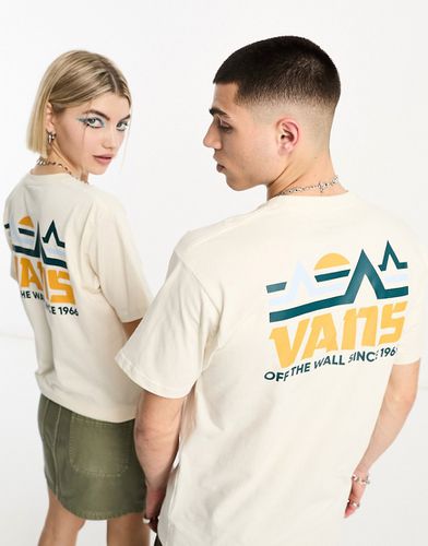 T-shirt unisexe avec imprimé montagne au dos - cassé - Vans - Modalova
