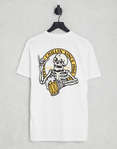 Chillin - T-shirt avec imprimé squelette au dos - Vans - Modalova
