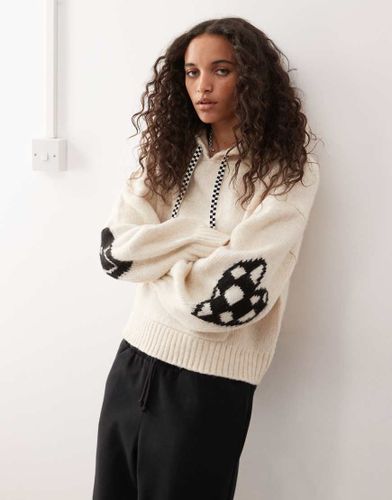 Kawaii - Pull  capuche - Guimauve - Vans - Modalova