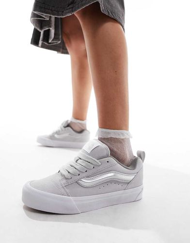 Knu Skool - Baskets à semelle chunky - Gris/argenté - Vans - Modalova