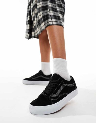 Old Skool - Baskets en daim avec semelle blanche - Vans - Modalova