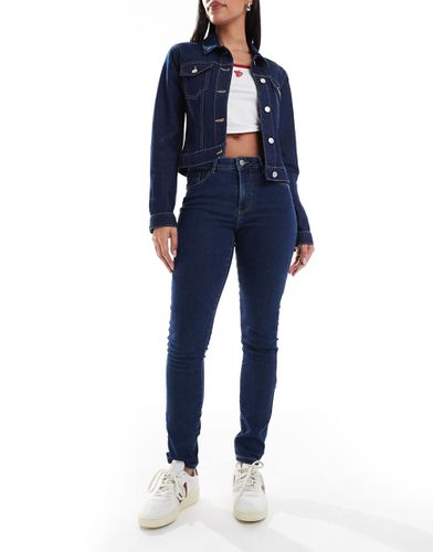 Elly - Jean skinny à taille mi-haute - denim moyen - Vero Moda - Modalova