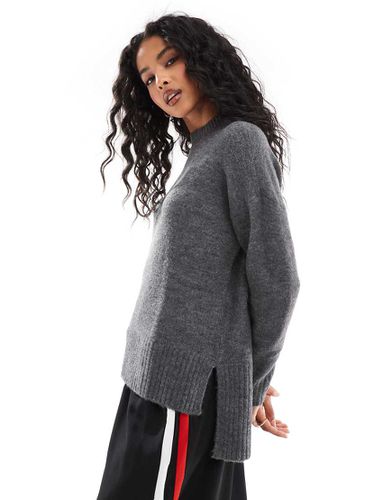 Pull oversize à col montant - moyen chiné - Vero Moda - Modalova