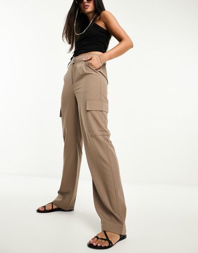 Vero Moda - Pantalon cargo - Marron - Vero Moda - Modalova