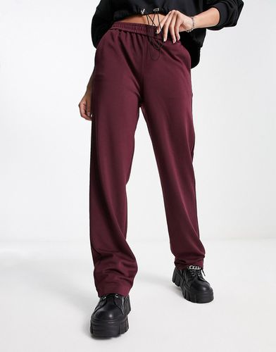 Pantalon droit ajusté - Lie-de-vin - Vero Moda - Modalova