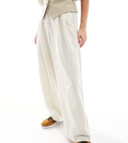 Pantalon large habillé - Crème - Vila Petite - Modalova