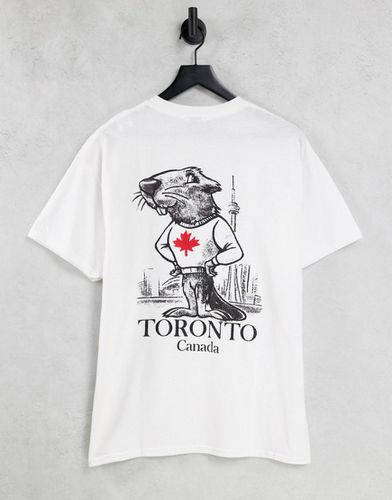 T-shirt avec imprimé Toronto au dos - Vintage Supply - Modalova