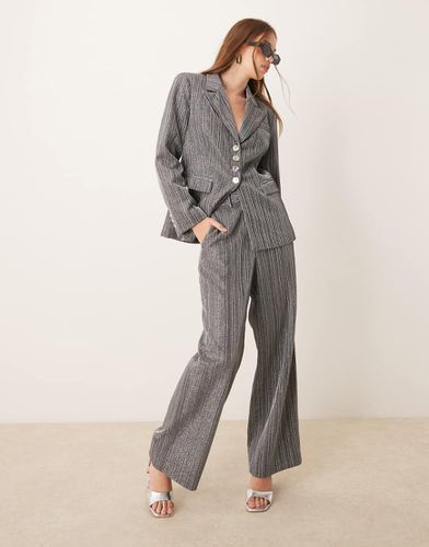 Pantalon de tailleur d'ensemble coupe ajustée à taille haute - Yas - Modalova