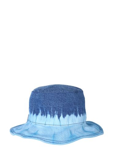 Bucket hat with tie dye print - alberta ferretti - Modalova