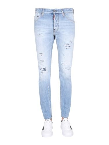 Dsquared printed jeans - dsquared - Modalova