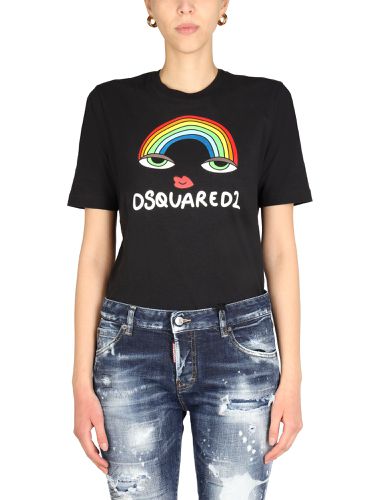 Dsquared rainbow renny t-shirt - dsquared - Modalova