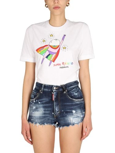 Super rainbow renny t-shirt - dsquared - Modalova