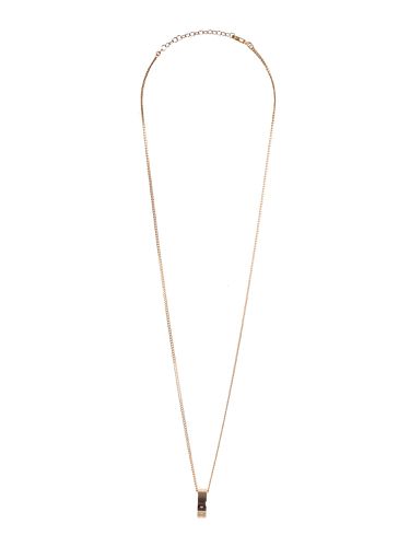 Thin necklace with logo ring - mm6 maison margiela - Modalova
