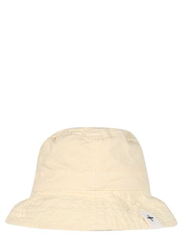 Bucket hat with logo label - jil sander - Modalova