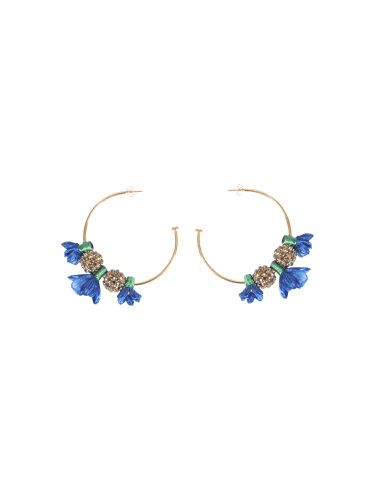 La doublej flora hoop earrings - la doublej - Modalova