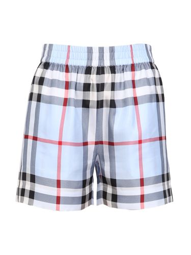 Burberry check pattern shorts - burberry - Modalova