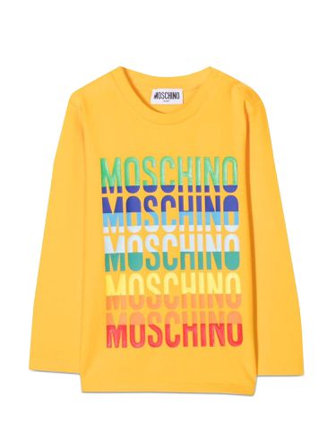 T-shirt con logo multicolor - moschino - Modalova