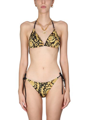 Versace printed bikini top - versace - Modalova