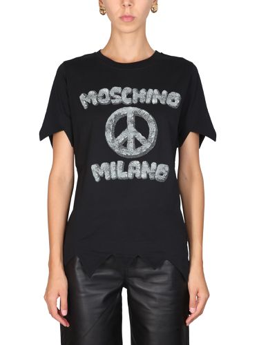 Moschino flinstones print t-shirt - moschino - Modalova