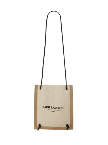 Logo print shoulder bag backpack - saint laurent - Modalova