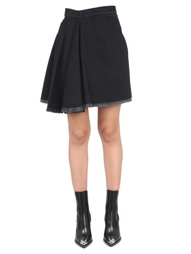 Asymmetrical mini skirt - alexander mcqueen - Modalova
