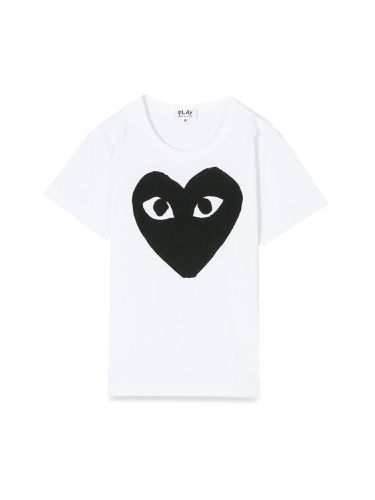 T-shirt m/c black heart large - comme des garcons play - Modalova