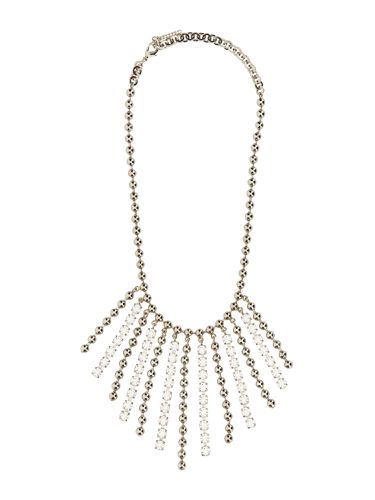 Crystal and chain necklace with bangs - alessandra rich - Modalova