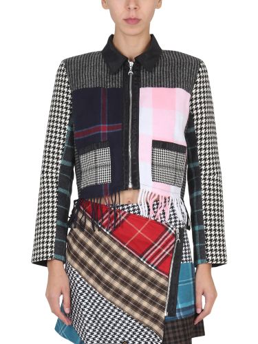 Marine serre tartan pattern jacket - marine serre - Modalova