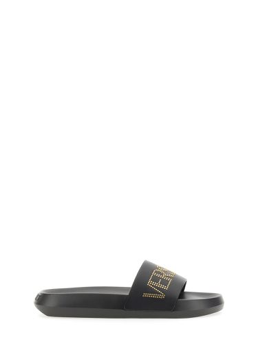 Versace sandal with logo - versace - Modalova