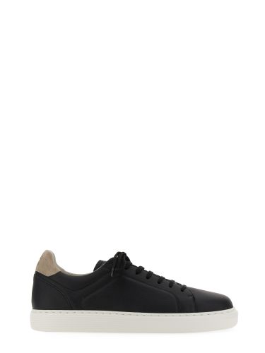 Brunello cucinelli leather sneaker - brunello cucinelli - Modalova