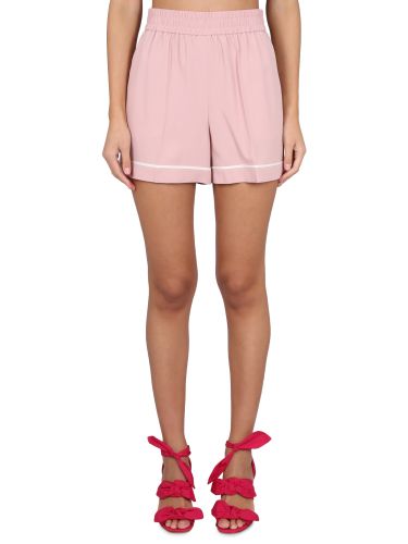 Crepe envers satin shorts - red valentino - Modalova