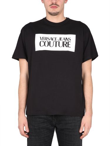 Square logo t-shirt - versace jeans couture - Modalova
