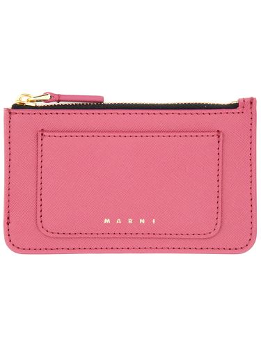 Marni leather card holder - marni - Modalova