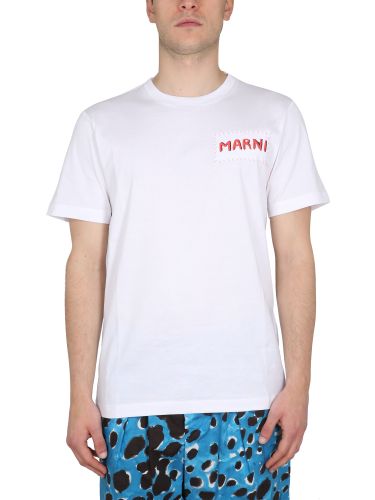Marni t-shirt with logo - marni - Modalova