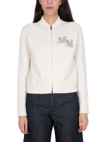 Wool and cashmere bomber jacket - max mara - Modalova
