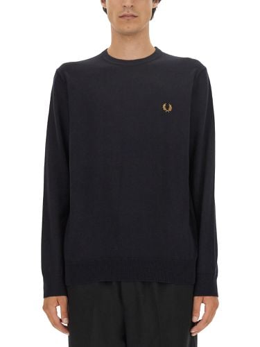 Jersey with logo embroidery - fred perry - Modalova