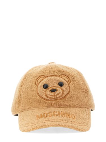 Moschino baseball hat with teddy - moschino - Modalova