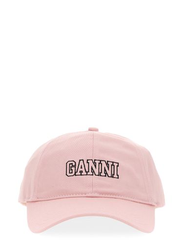 Ganni baseball hat with logo - ganni - Modalova