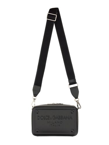 Logo embossed shoulder bag - dolce & gabbana - Modalova