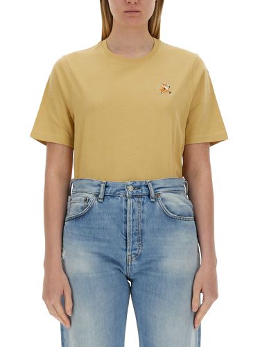 Speedy fox patch" t-shirt - maison kitsuné - Modalova