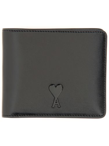Ami paris wallet with logo - ami paris - Modalova