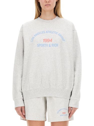 Sporty & rich sweatshirt with logo - sporty & rich - Modalova