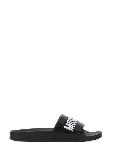 Moschino sandal with logo - moschino - Modalova