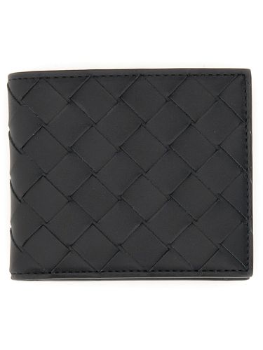 Bi-fold leather wallet - bottega veneta - Modalova