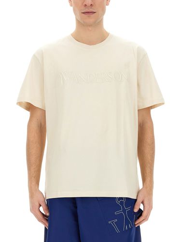 Jw anderson t-shirt with logo - jw anderson - Modalova