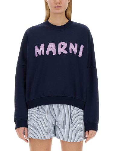 Marni sweatshirt with logo - marni - Modalova