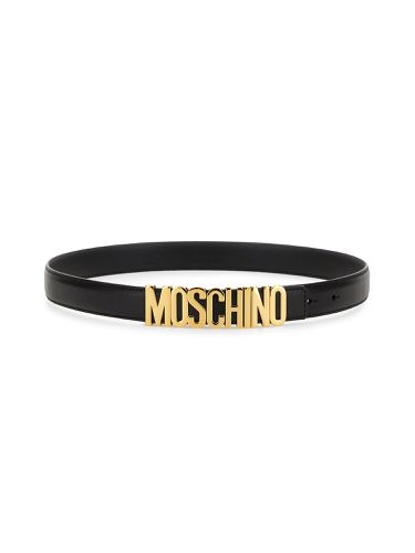 Moschino leather belt - moschino - Modalova